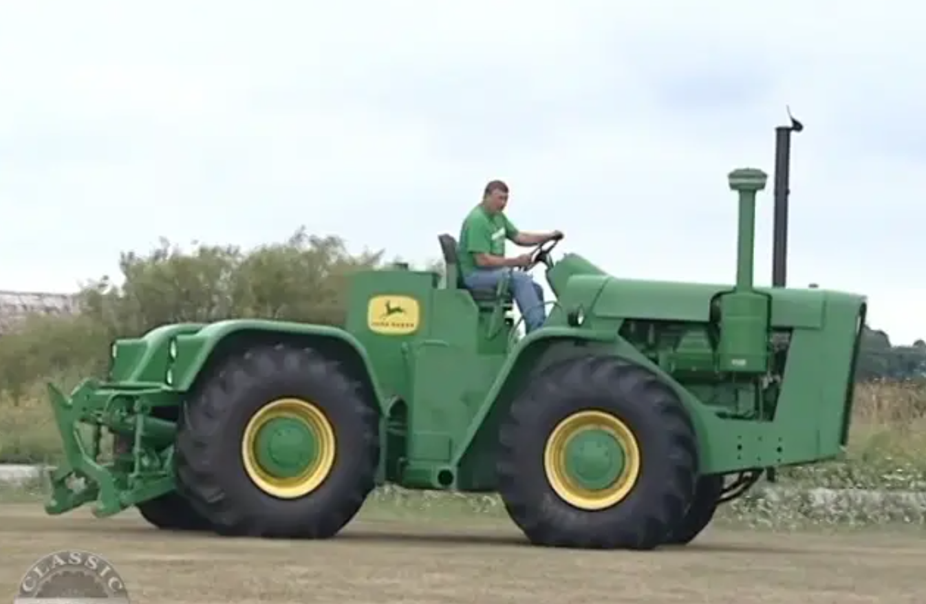 John Deere's First Four Wheel Drive Tractor! – Classic Tractor Fever TV
