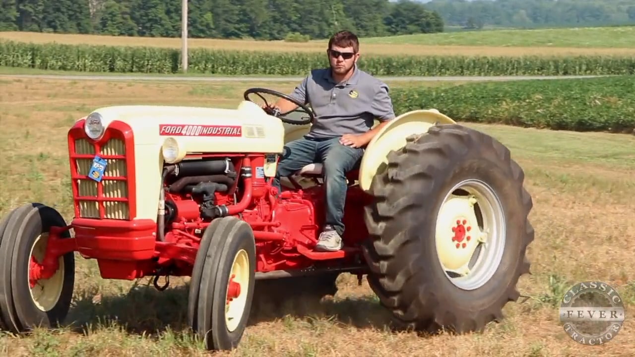 This Ford Model 4000 Tractor Was Built For Industrial Use
